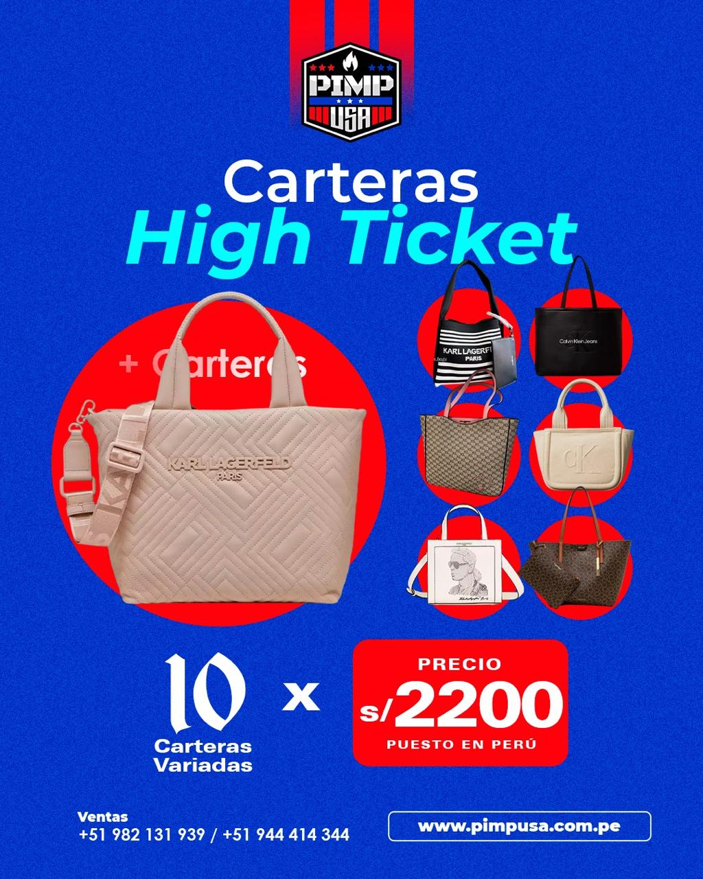 Carteras - High Ticket