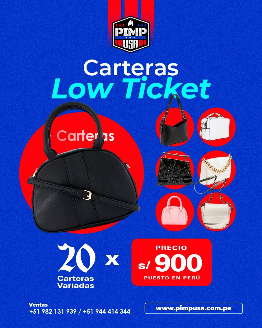 Carteras - Low Ticket